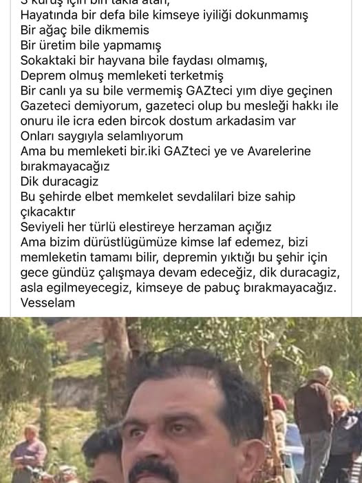 Yüksek’in bu Paylaşımında “Mağduriyet Yok