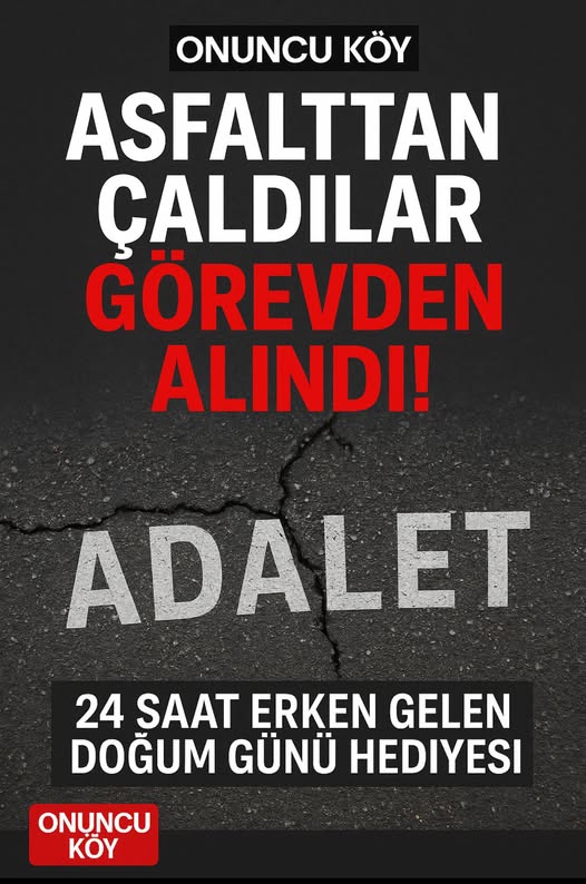 “Asfalttan Çaldılar” Demiştik!